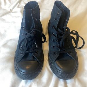 Black Kids Converse size 3